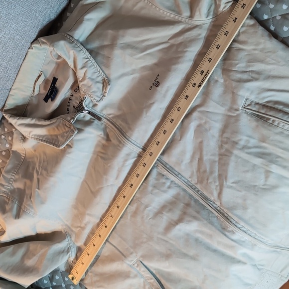 The Gant Classic Men's XL Beige Harrington Preppy College Jacket . - Picture 14 of 16